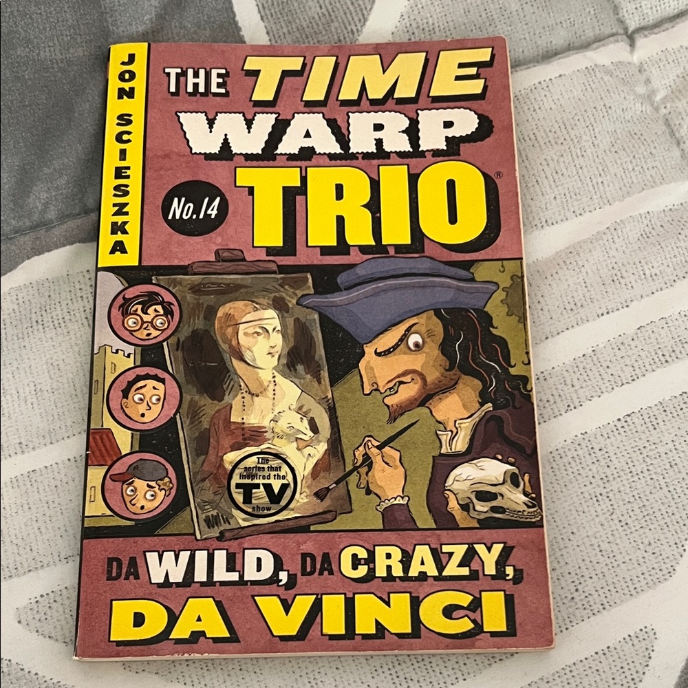 The Time Warp Trio: Da Wild, Da Crazy, Da Vinci - Pink Cover